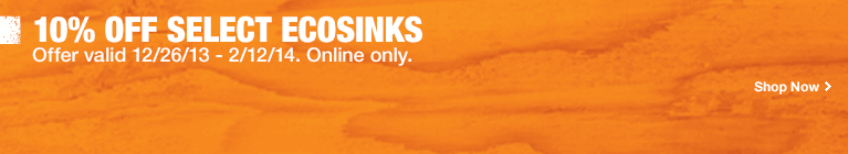 10% Off Select ECOSINKS